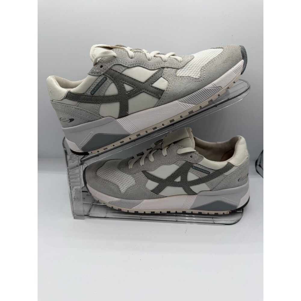 Allrounder Mephisto Women's US 7.5 Gray Suede Mesh Walking Comfort Sneakers EU 5